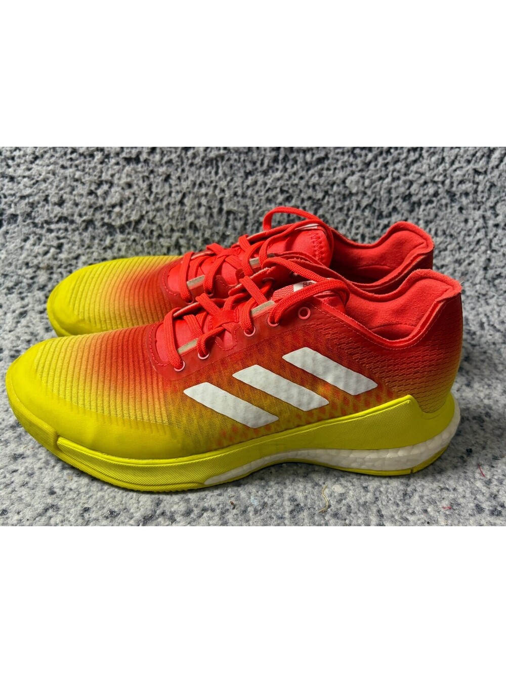 Adidas Crazyflight Volleyball Shoes Womens 7.5 Red Yellow Boost H04940
